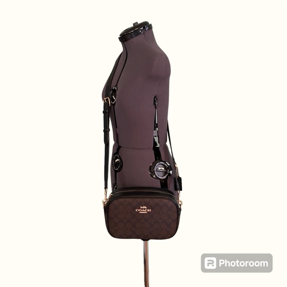 ✨ SOLD ✨ Coach Jamie Camera Bag In Signature Canvas - Picture 7 of 15